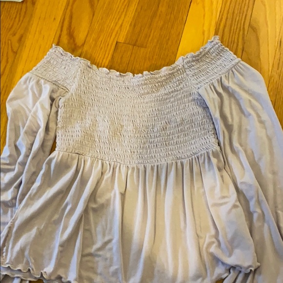 Purple off the shoulder top - Picture 4 of 4